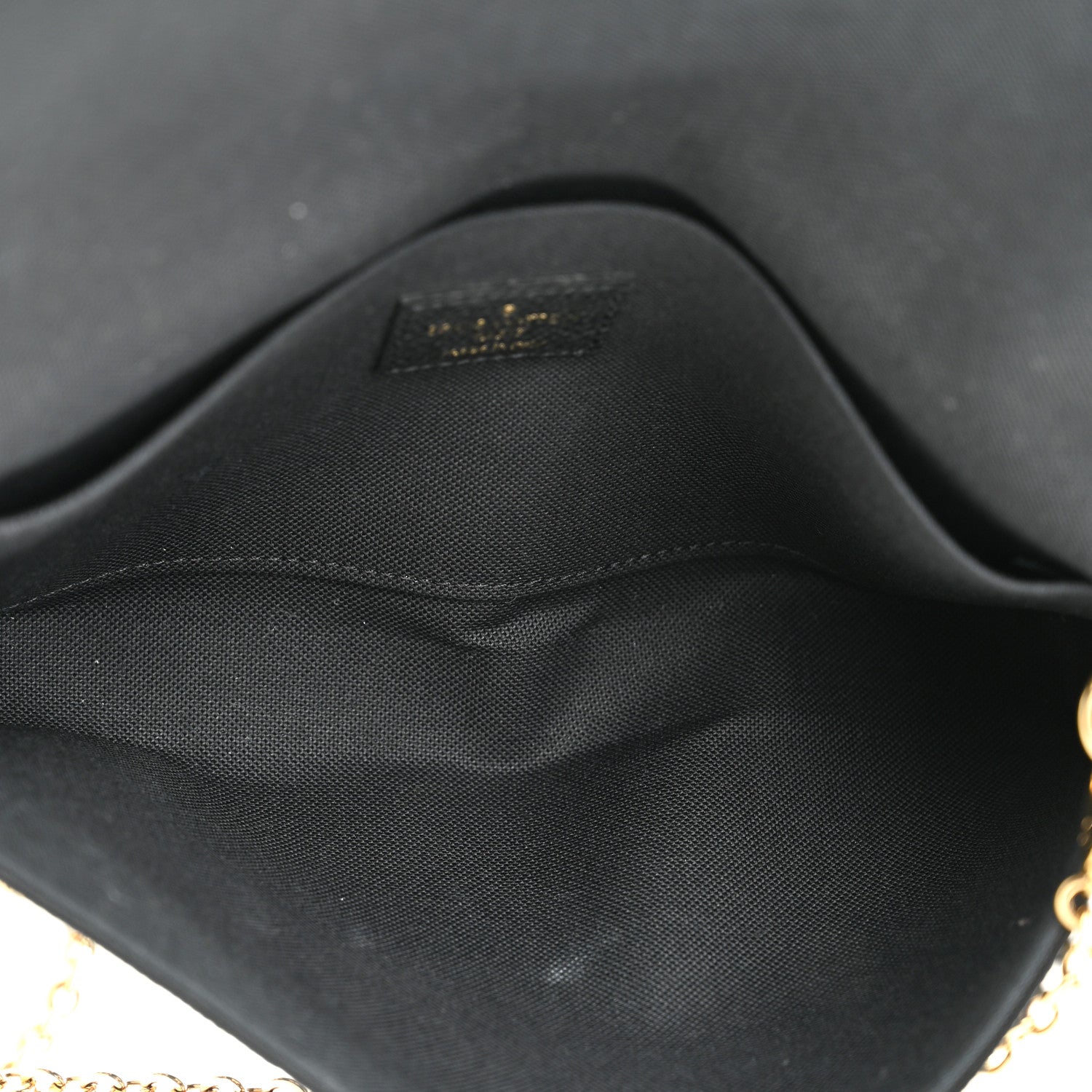 Louis Vuitton Empreinte Monogram Giant Crafty Pochette Felicie Black Crème 5 of 10