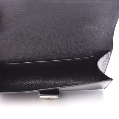 Hermes Lizard Medor Clutch 23 Black 5 of 11