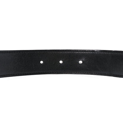 Hermes Box Togo 32mm Guilloche H Belt 90 36 Black Etain 3 of 7