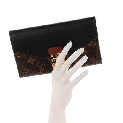 Louis Vuitton Monogram Pallas Wallet Black 2 of 7