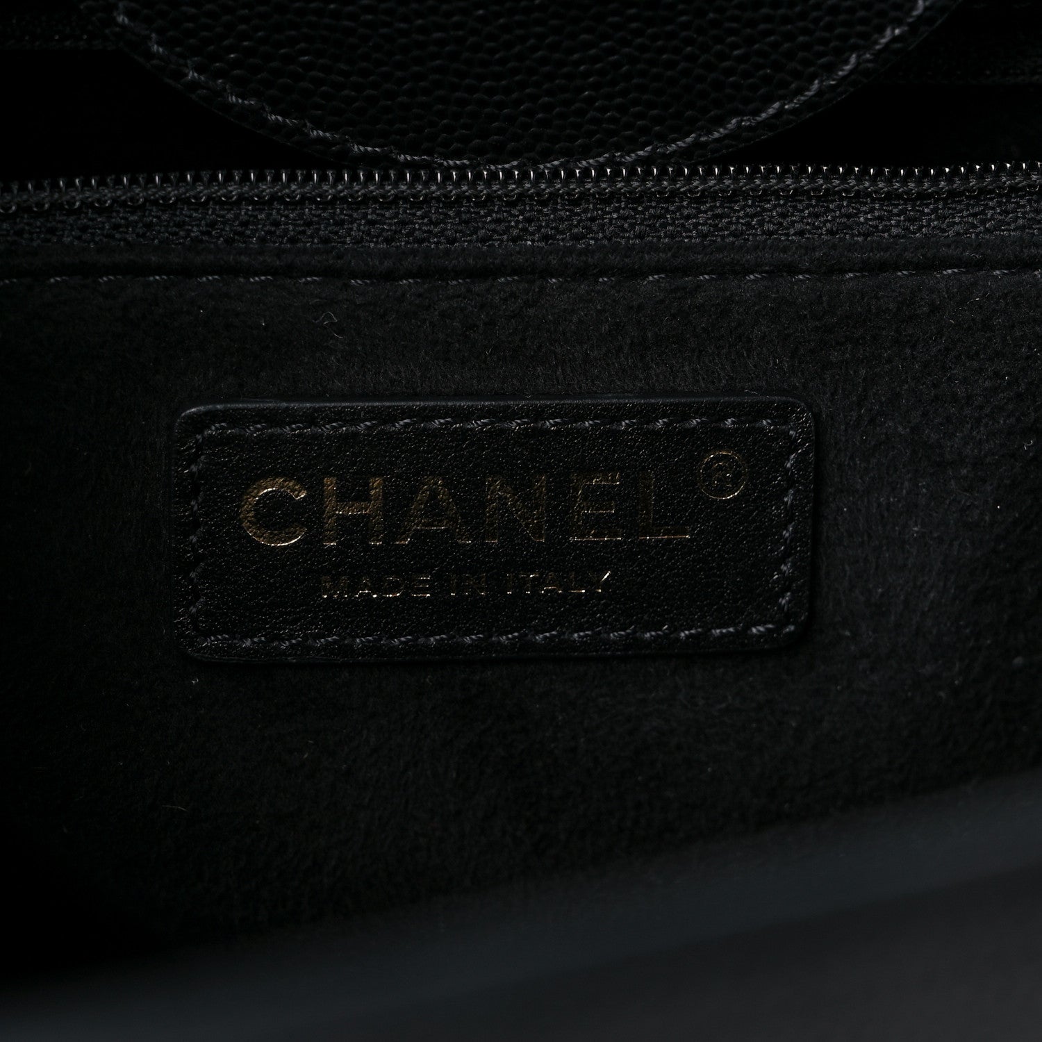 Chanel Caviar Small Studded Deauville Tote Black 6 of 9