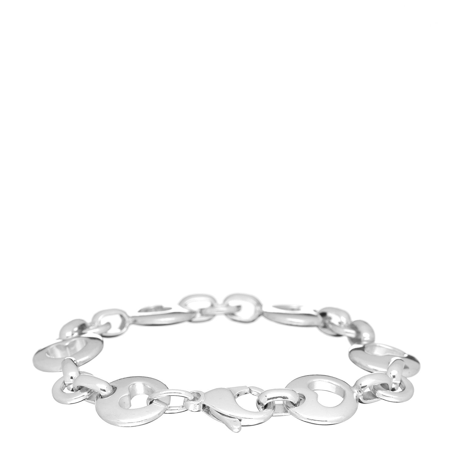 Tiffany Sterling Silver Heart Stencil Bracelet 3 of 4