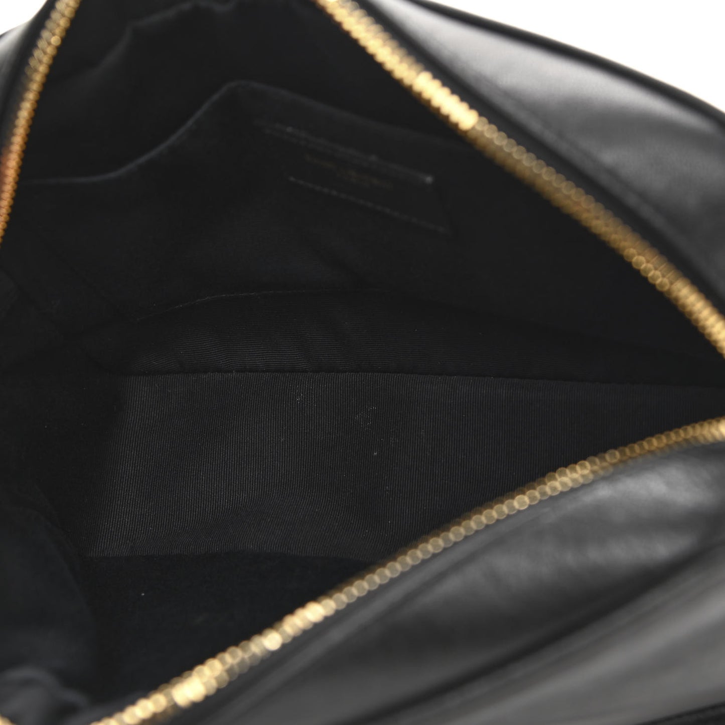 Lambskin Monogram Small Lou Camera Bag Black
