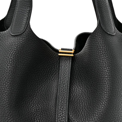 Hermes Taurillon Clemence Picotin Lock 22 MM Black 8 of 12