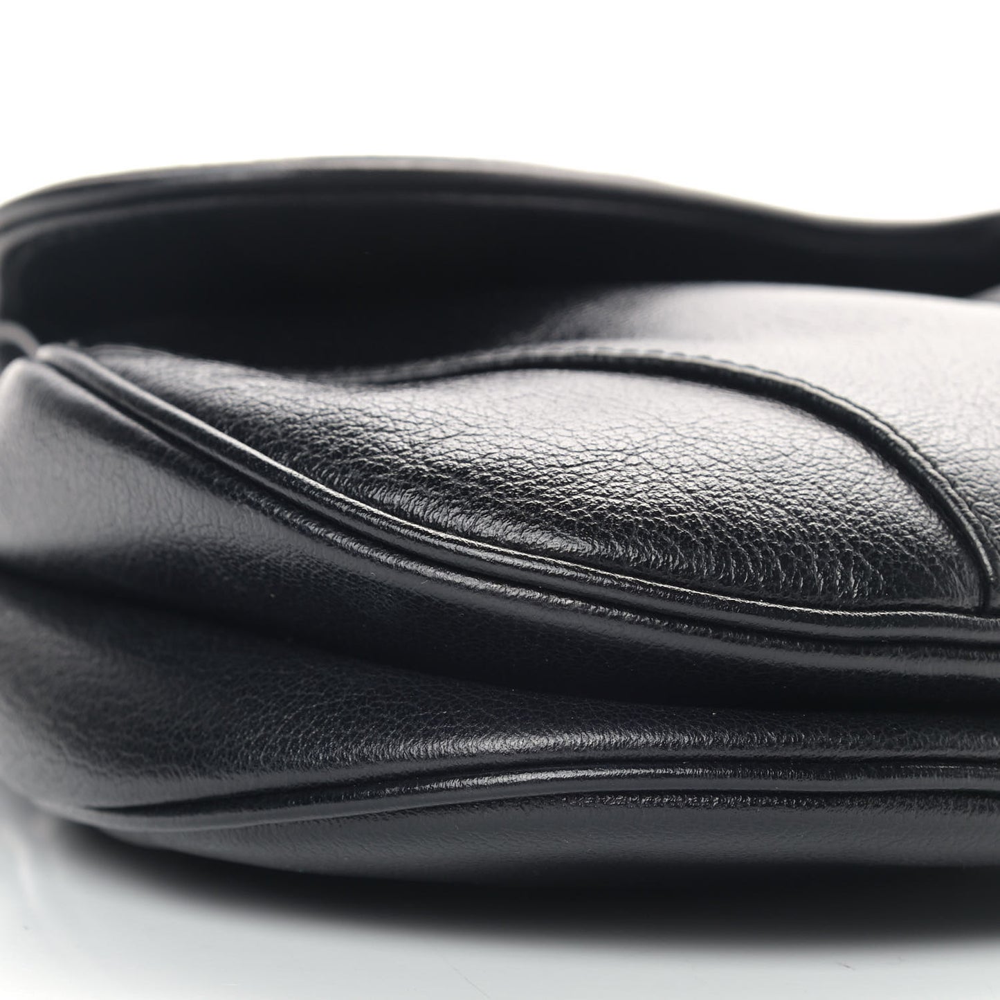 Calfskin Saddle Bag Black