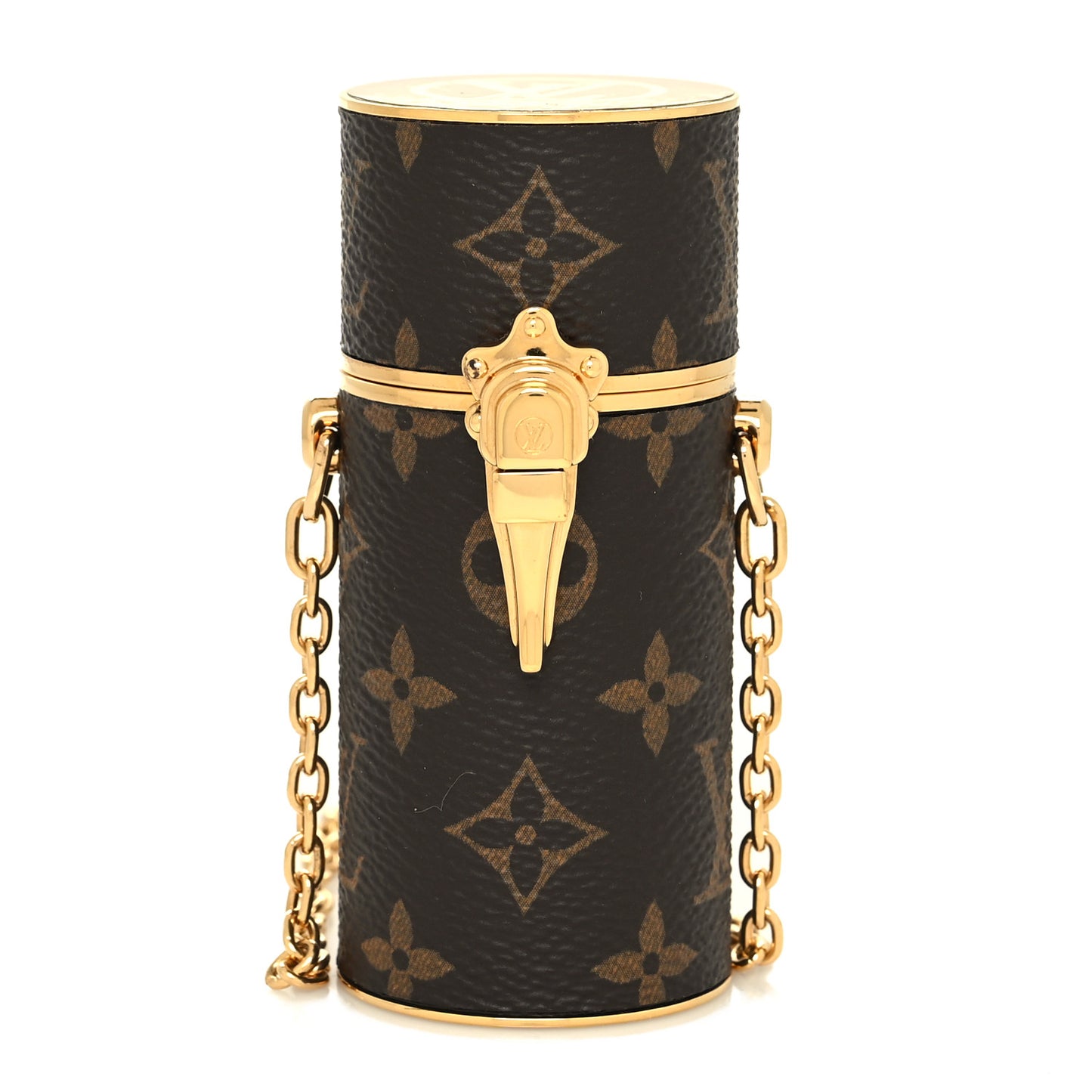 Monogram Chain Lipstick Case