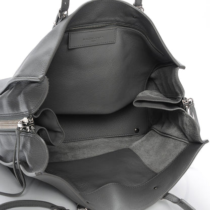 Balenciaga Veau Papier B4 Zip Around Tote Gris Acier 5 of 7