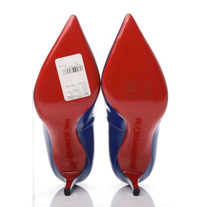 Christian Louboutin Patent Pigalle 85 Pumps 37 Neptune 6 of 10