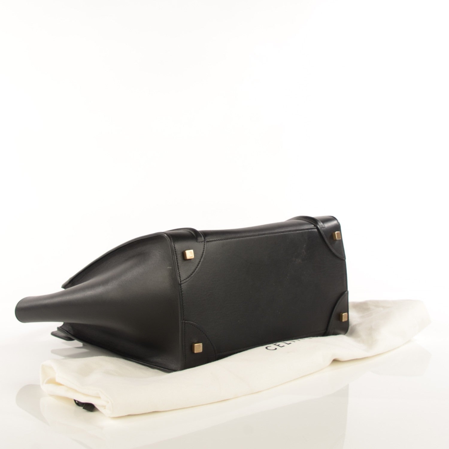 Celine Smooth Calfskin Mini Luggage Black 4 of 9