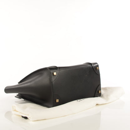 Celine Smooth Calfskin Mini Luggage Black 4 of 9