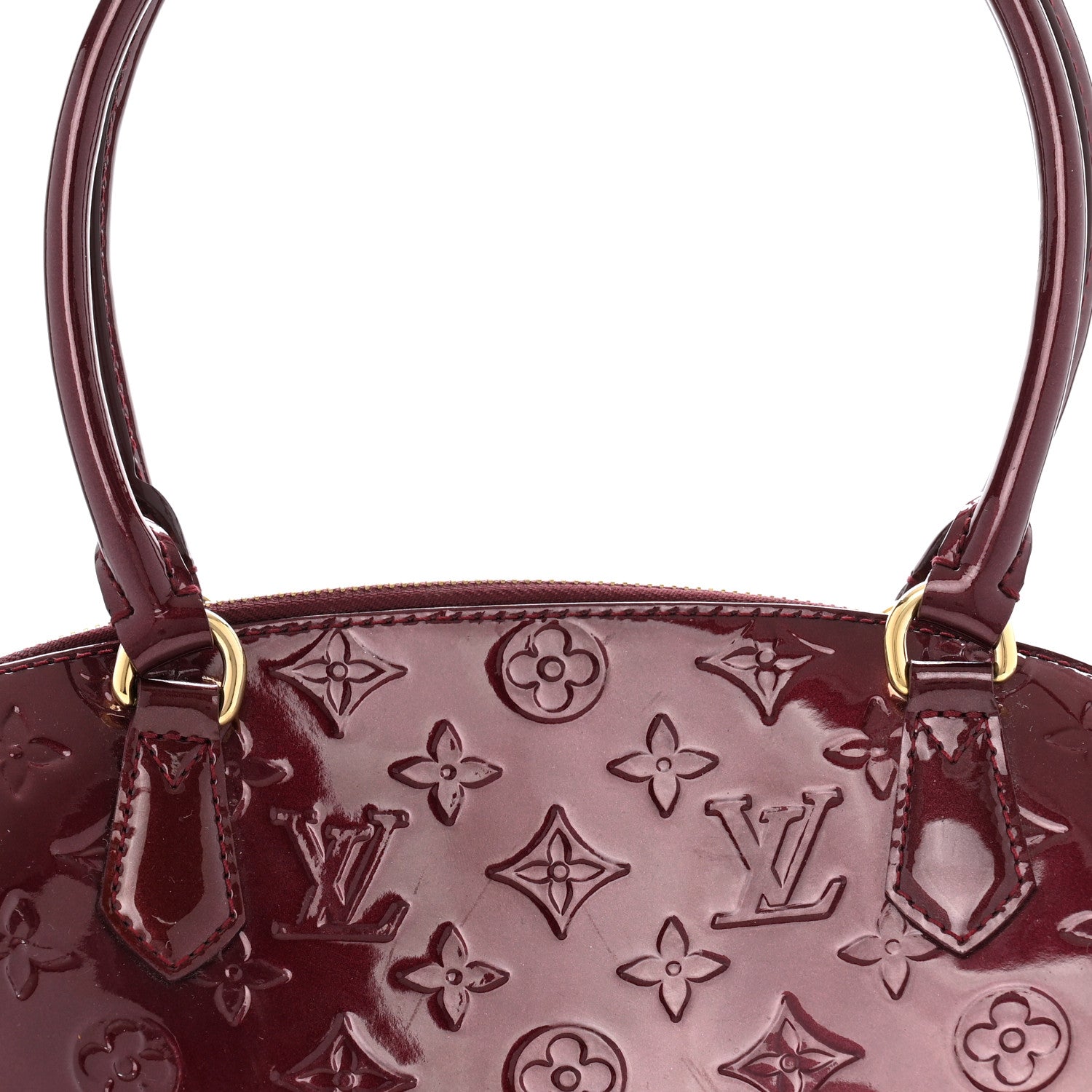 Louis Vuitton Vernis Sherwood PM Rouge Fauviste 8 of 14