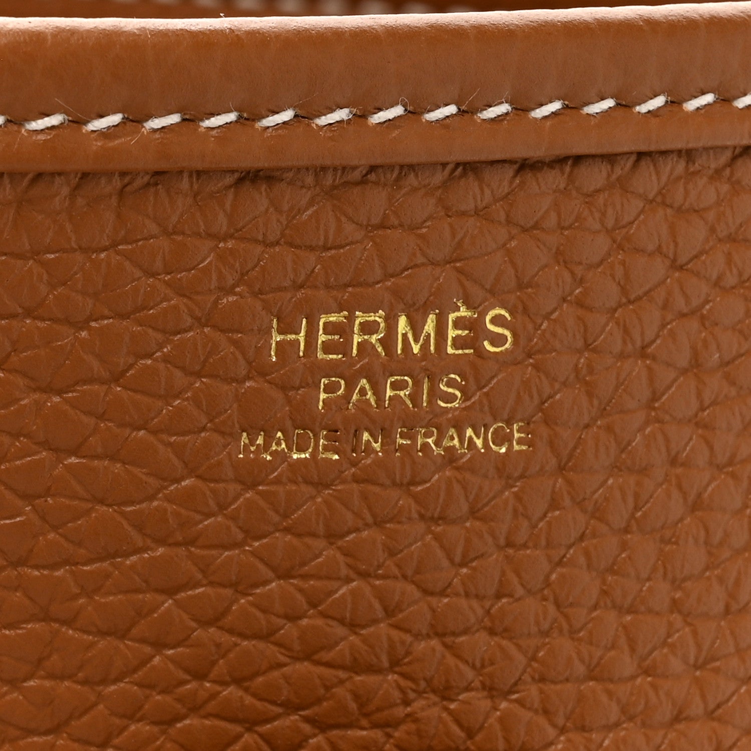 Hermes Taurillon Clemence Evelyne III PM Gold 6 of 12