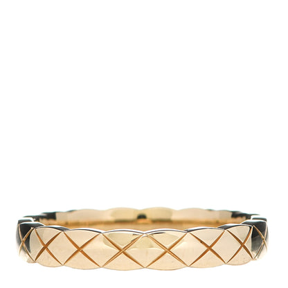 Chanel 18K Yellow Gold Mini Coco Crush Ring 53 6.25 3 of 6
