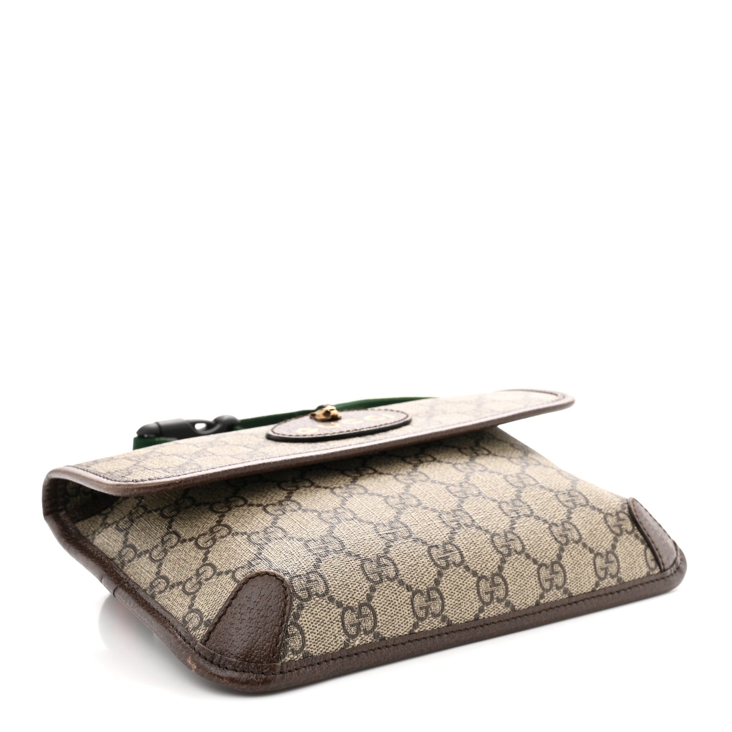 GG Supreme Monogram Neo Vintage Web Belt Bag Brown