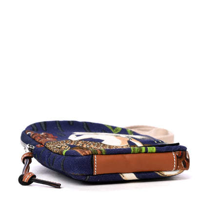 Loewe Canvas Mermaid Print Paulas Ibiza Crossbody Pouch Multicolor 4 of 5