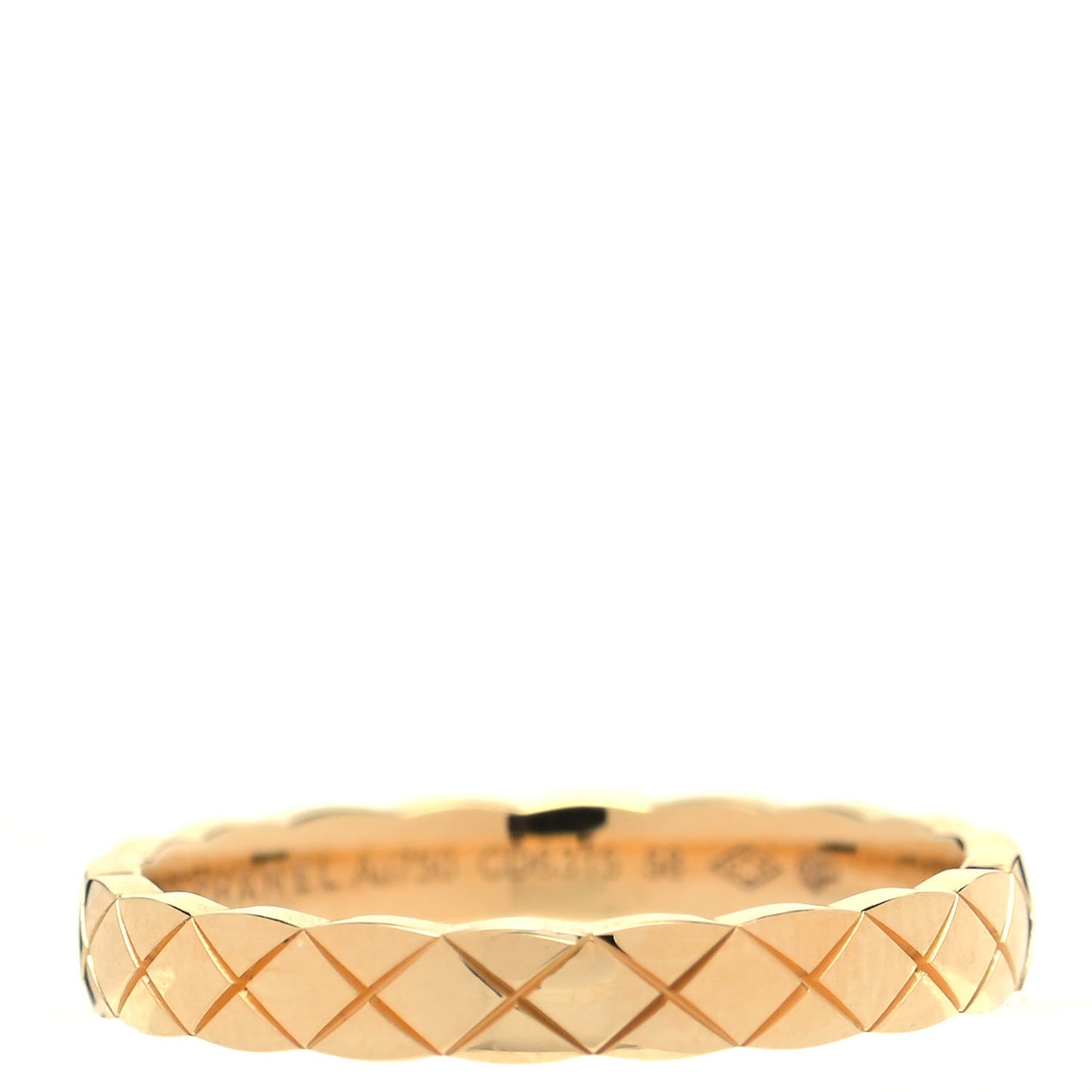 18K Yellow Gold Mini Coco Crush Ring 58 8.25
