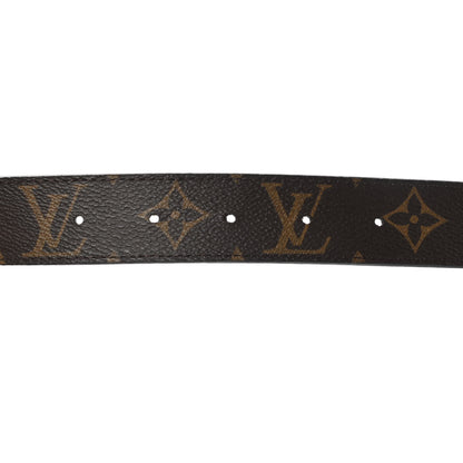Louis Vuitton Calfskin Monogram 30mm LV Initiales Reversible Belt 75 30 Black 5 of 7