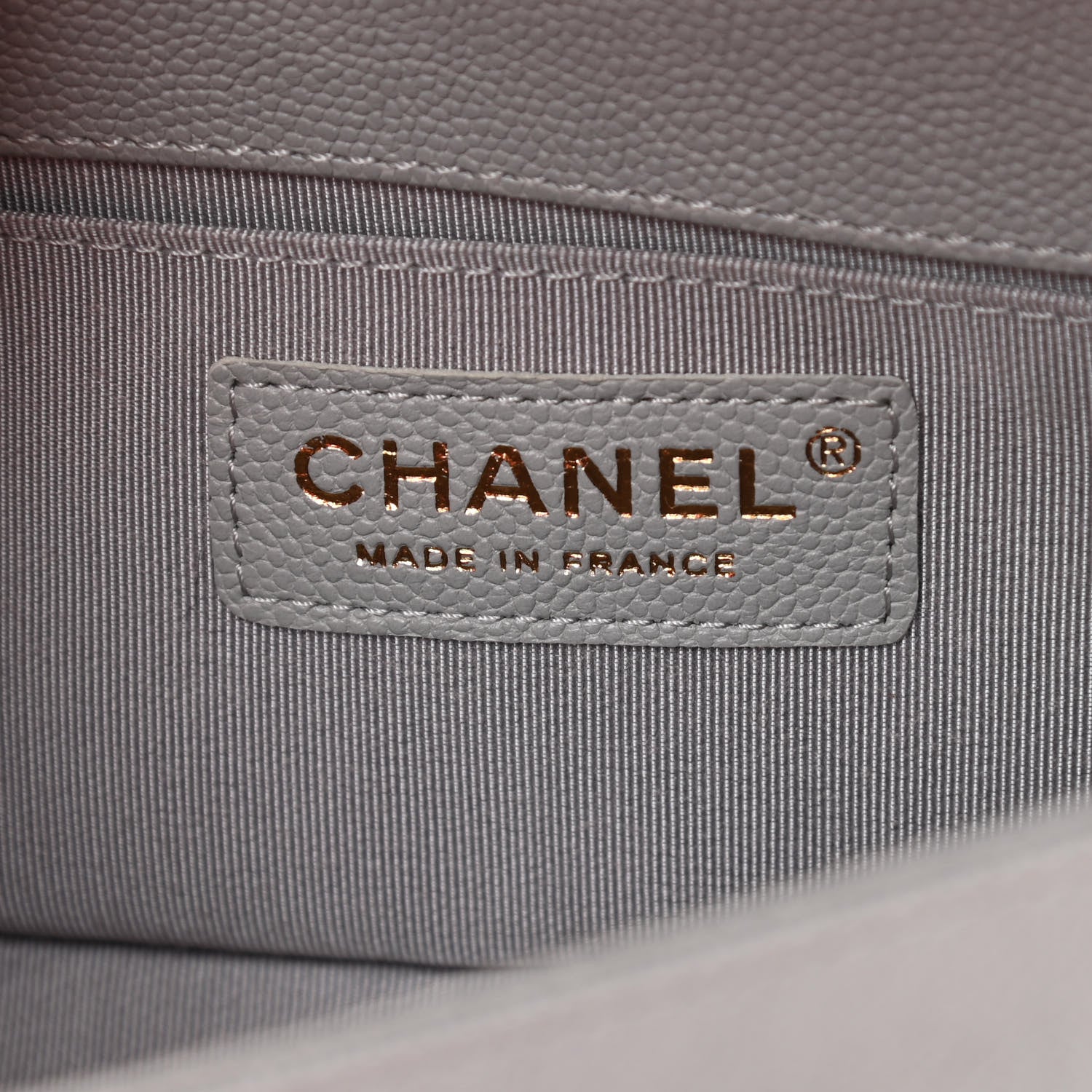 Chanel Caviar Quilted Small Boy Flap Grey 6 of 12