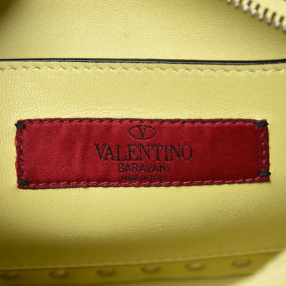 Valentino Garavani Calfskin Watercolor Rockstud Camera Crossbody Bag Rose Green Yellow Sky 6 of 9