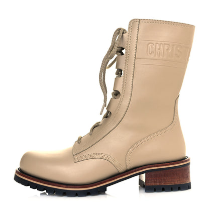 Christian Dior Calfskin Dior Quest 35mm Hiking Boots 39.5 Corde 1 of 8