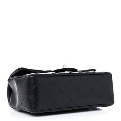 Chanel Lambskin Quilted Mini Rectangular Flap Black 4 of 10