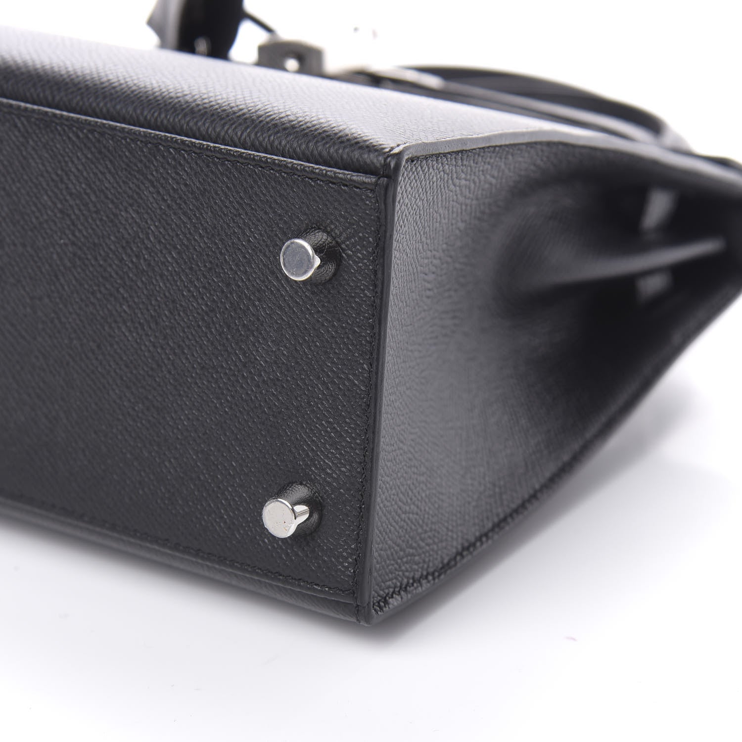 Hermes Epsom Kelly Sellier 25 Black 8 of 10