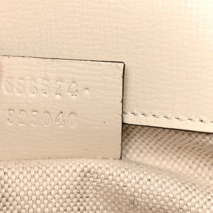 Gucci GG Supreme Monogram Web Mini Horsebit 1955 Shoulder Bag Beige Mystic White 7 of 11