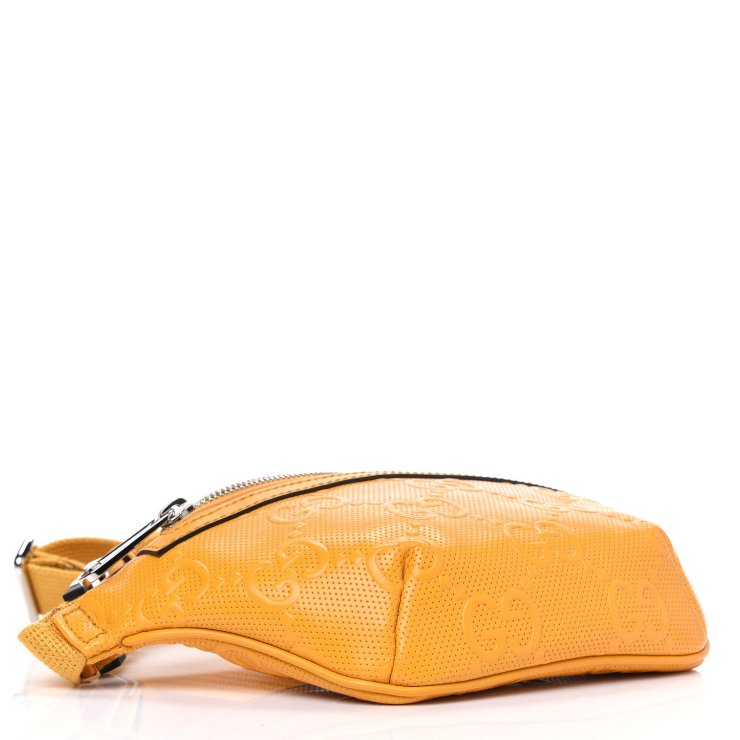 Calfskin GG Tennis Embossed Belt Bag Crop