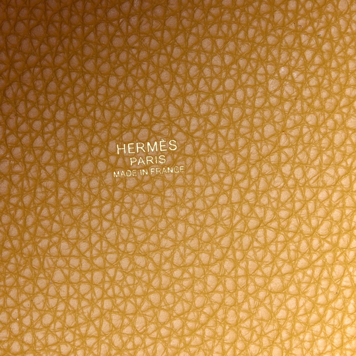 Hermes Taurillon Clemence Picotin Lock 22 MM Jaune Ambre 6 of 9