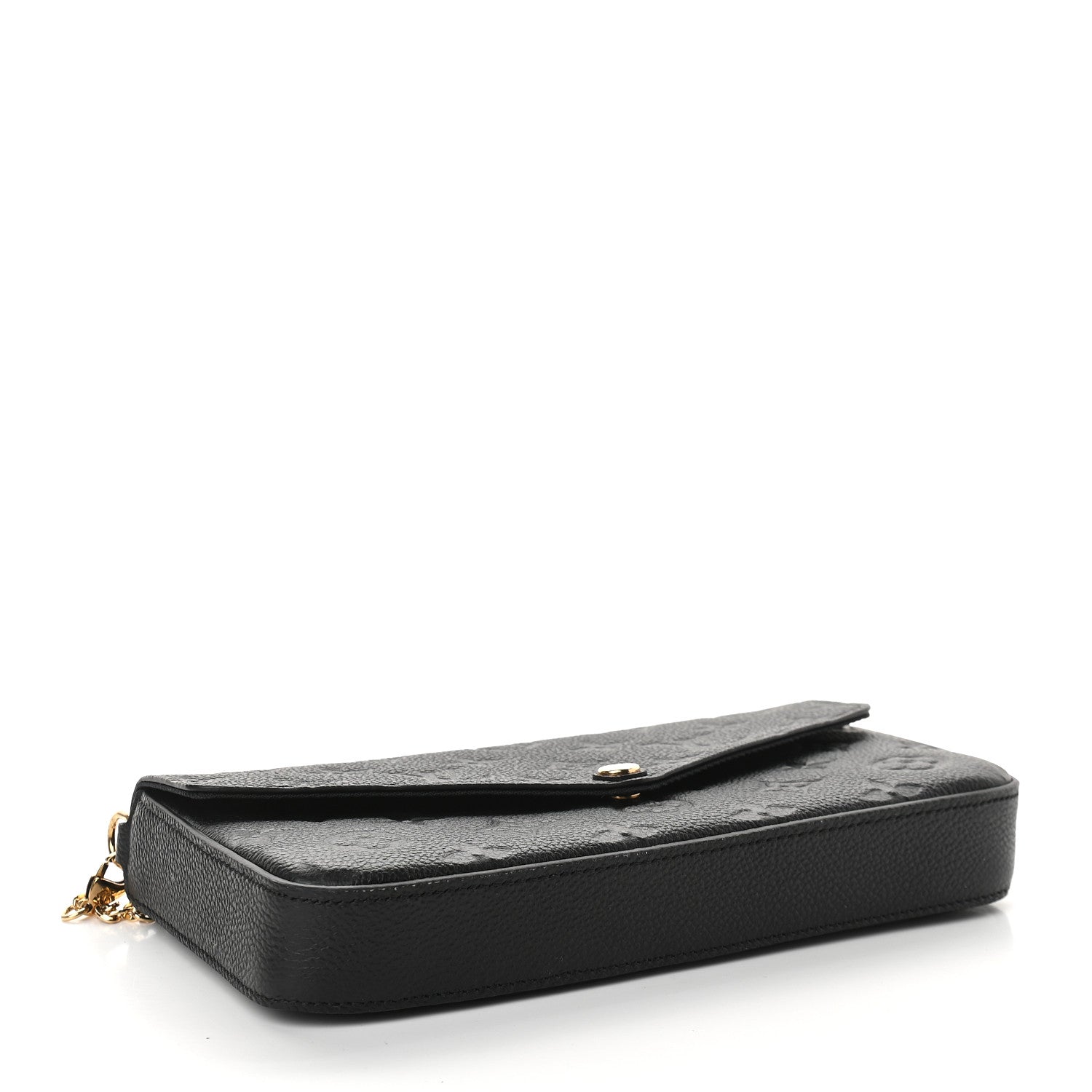 Louis Vuitton Empreinte Pochette Felicie Chain Wallet Black 5 of 9