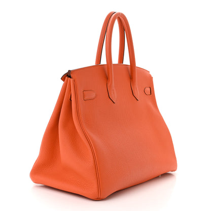 Hermes Togo Birkin 35 Feu 3 of 12