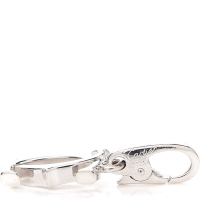 Cartier 18K White Gold Logo Charm 4 of 4