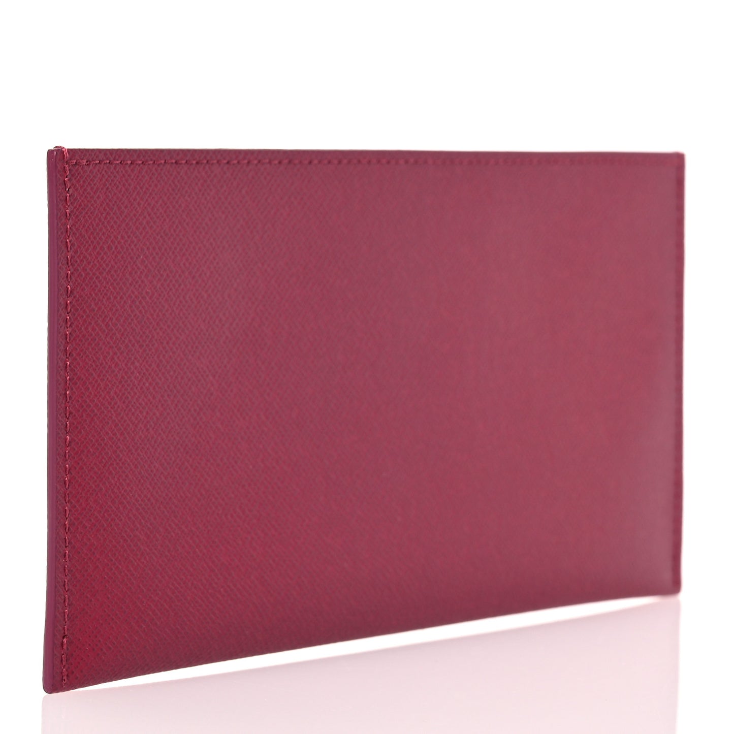 Calfskin Felicie Card Holder Insert Fuchsia