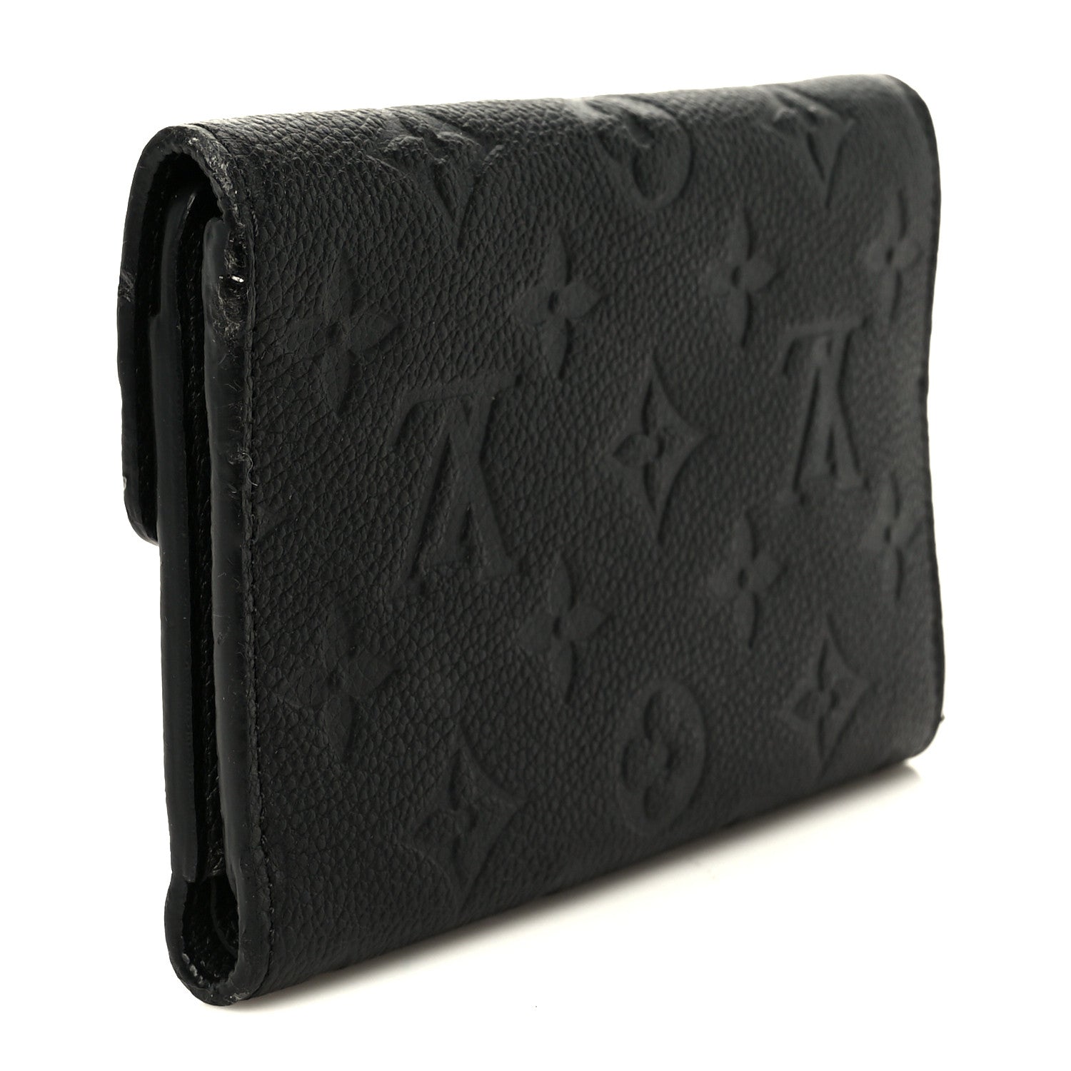 Louis Vuitton Empreinte Compact Curieuse Wallet Black 3 of 9