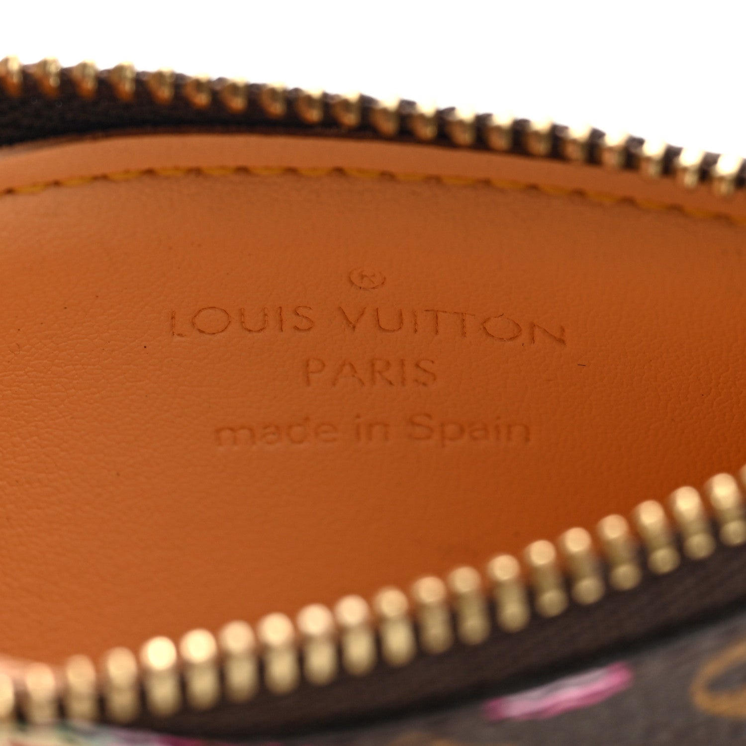 Louis Vuitton Monogram Cherry Blossom Key Pouch Brown 6 of 6