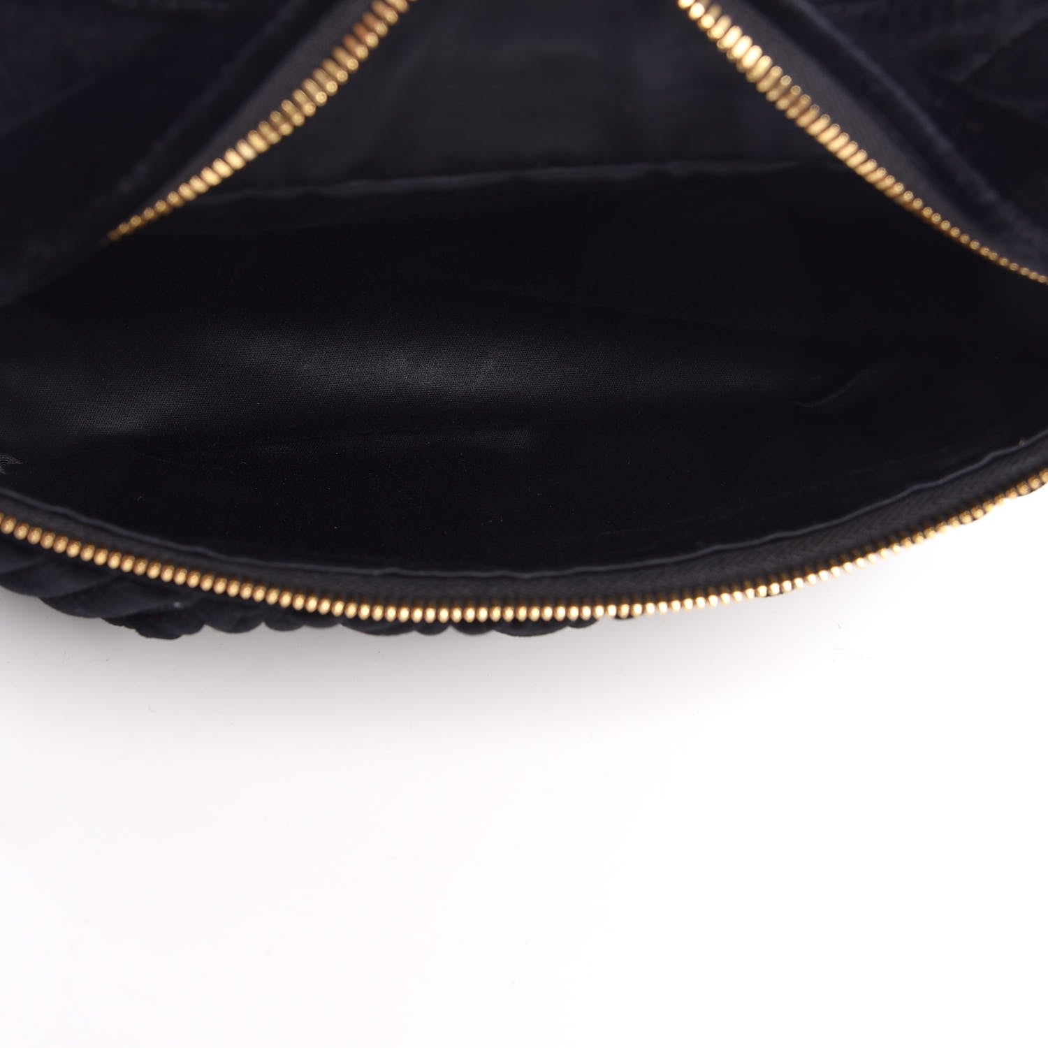 Miu Miu Velluto Matelasse Rider Shoulder Bag Black 8 of 9