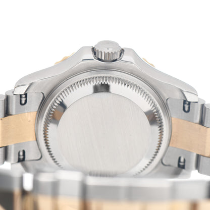 Rolex Stainless Steel 18K Yellow Gold 29mm Oyster Perpetual Date Yacht-Master Watch Champagne 169623 4 of 5