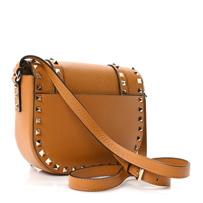Valentino Garavani Vitello Small Rockstud Satchel Crossbody Bag Light Cuir 3 of 9