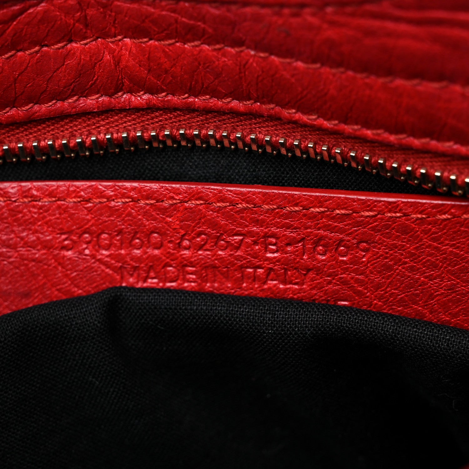 Balenciaga Agneau Gold Metallic Edge Hardware Mini City Rouge Rubis 7 of 9