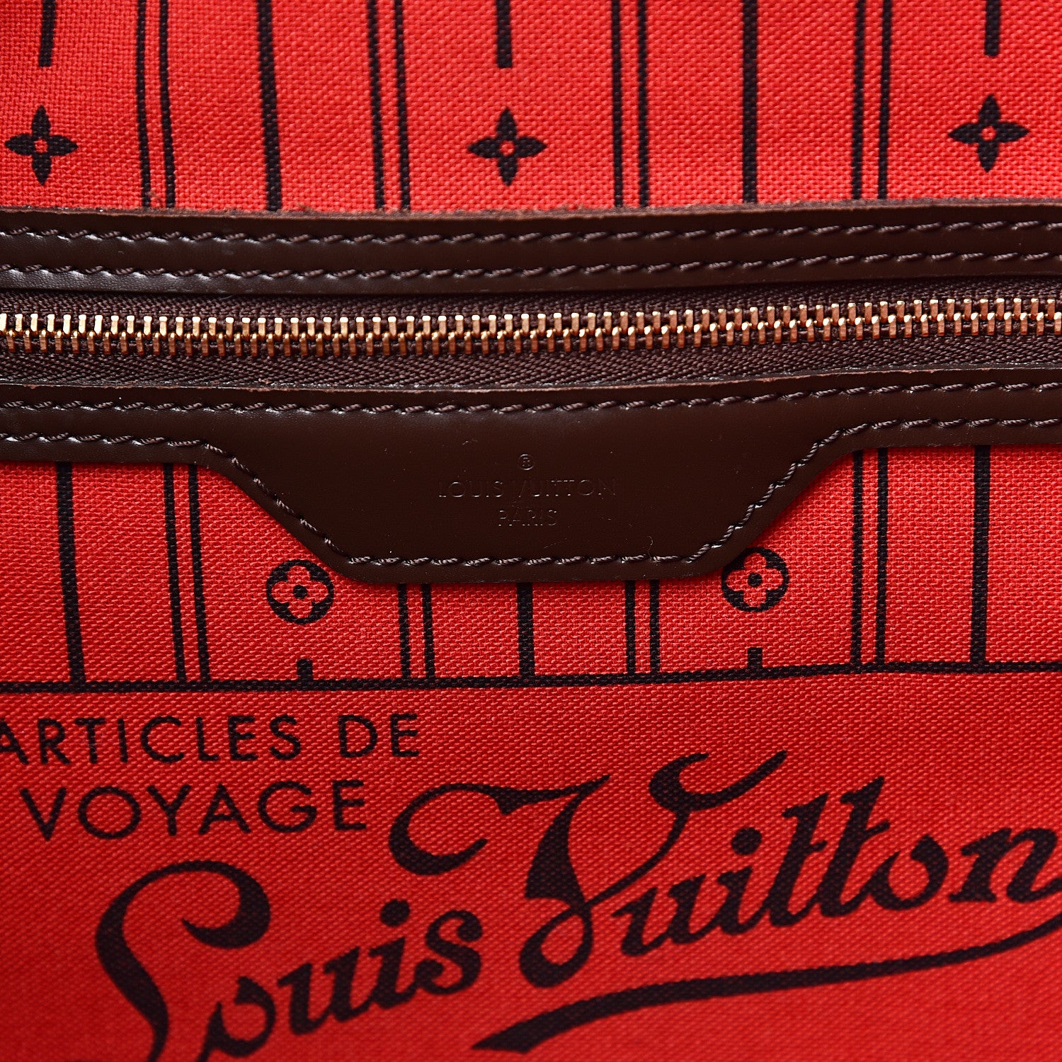 Louis Vuitton Damier Ebene Neverfull MM 5 of 15