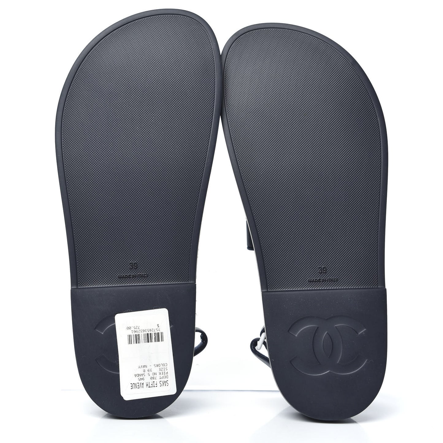 Rubber CC Dad Sandals 39 Navy
