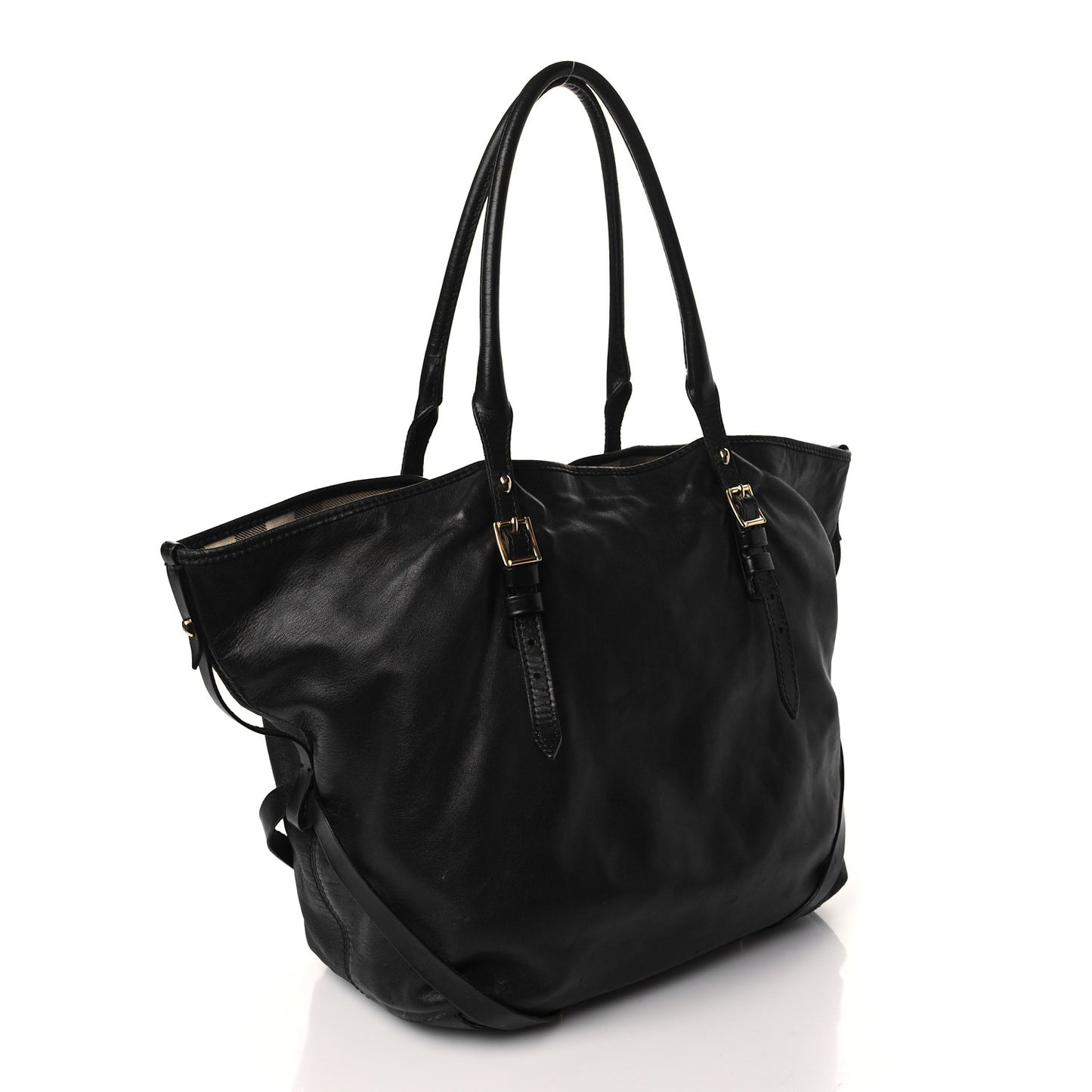Calfskin Small Salisbury Tote Black
