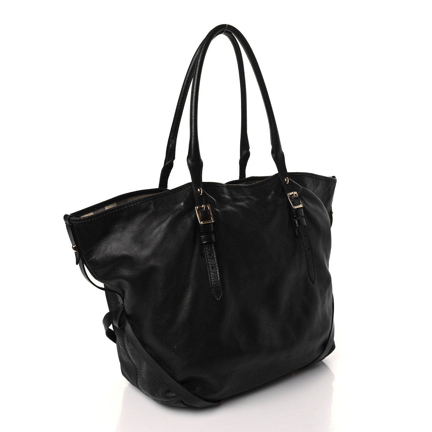 Burberry Calfskin Small Salisbury Tote Black 2 of 8