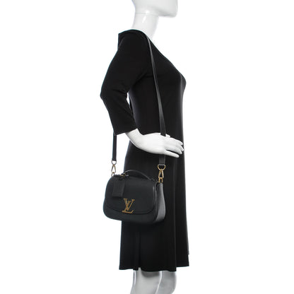 Louis Vuitton Grained Calfskin Vivienne NM Black 2 of 9