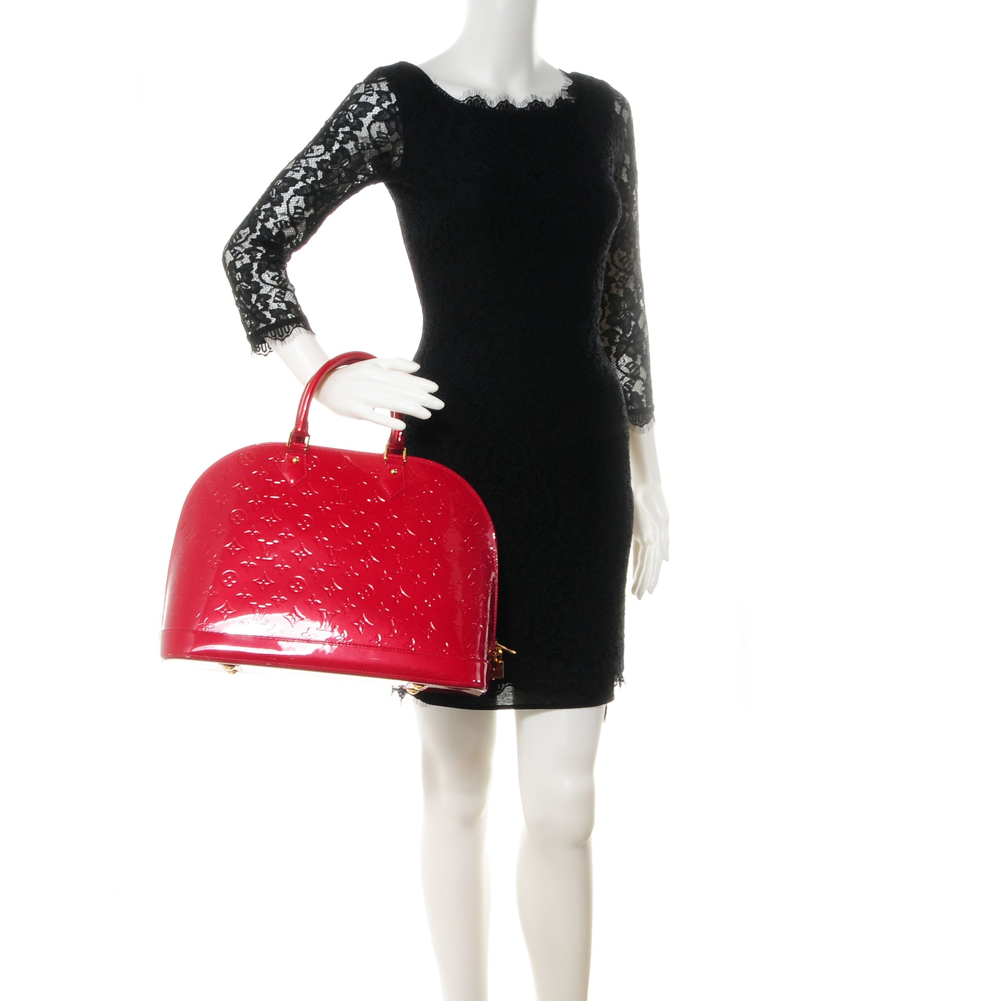 Louis Vuitton Vernis Alma GM Pomme D'Amour 2 of 7