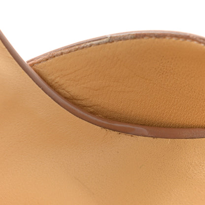 Christian Louboutin Patent After Sun Round Chick Alta Platform Peep Toe 120 Pumps 40.5 Nude 9 of 12