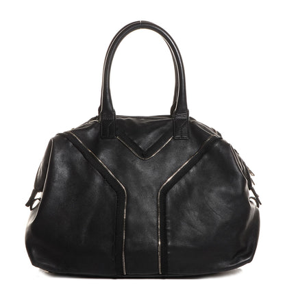 Saint Laurent Coated Lambskin Large Easy Y Rock Bag Black 1 of 8