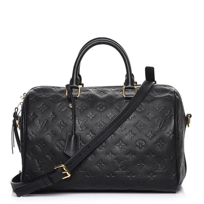 Louis Vuitton Empreinte Speedy Bandouliere 30 Black 1 of 8