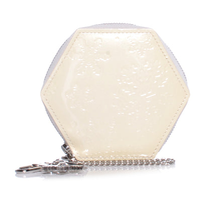 Louis Vuitton Vernis Porte-Monnaie Flocon MM Perle 1 of 7