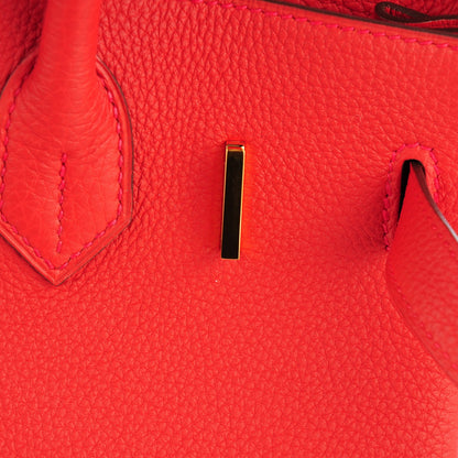 Hermes Togo Birkin 30 Geranium 15 of 21
